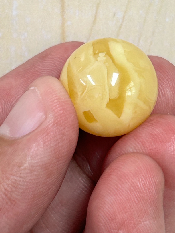 白花蜡圆珠单珠18.3加3.42克