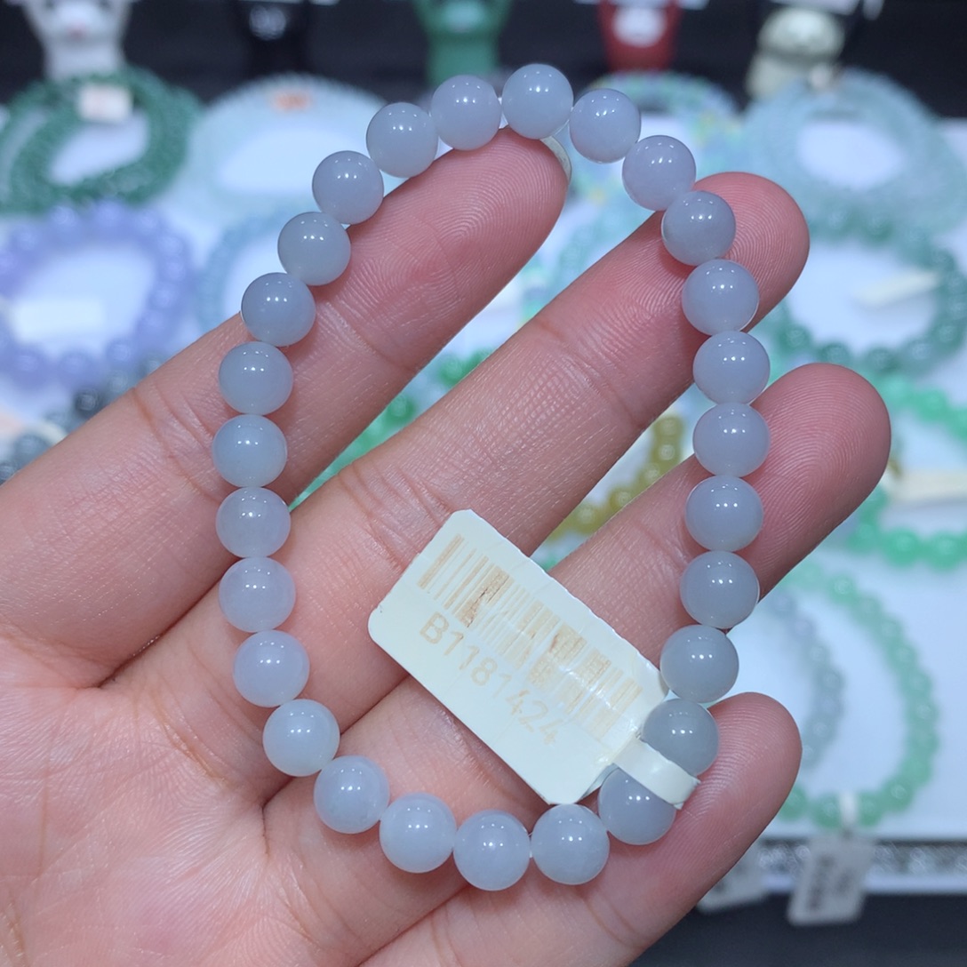 翡翠未镶嵌手串天然