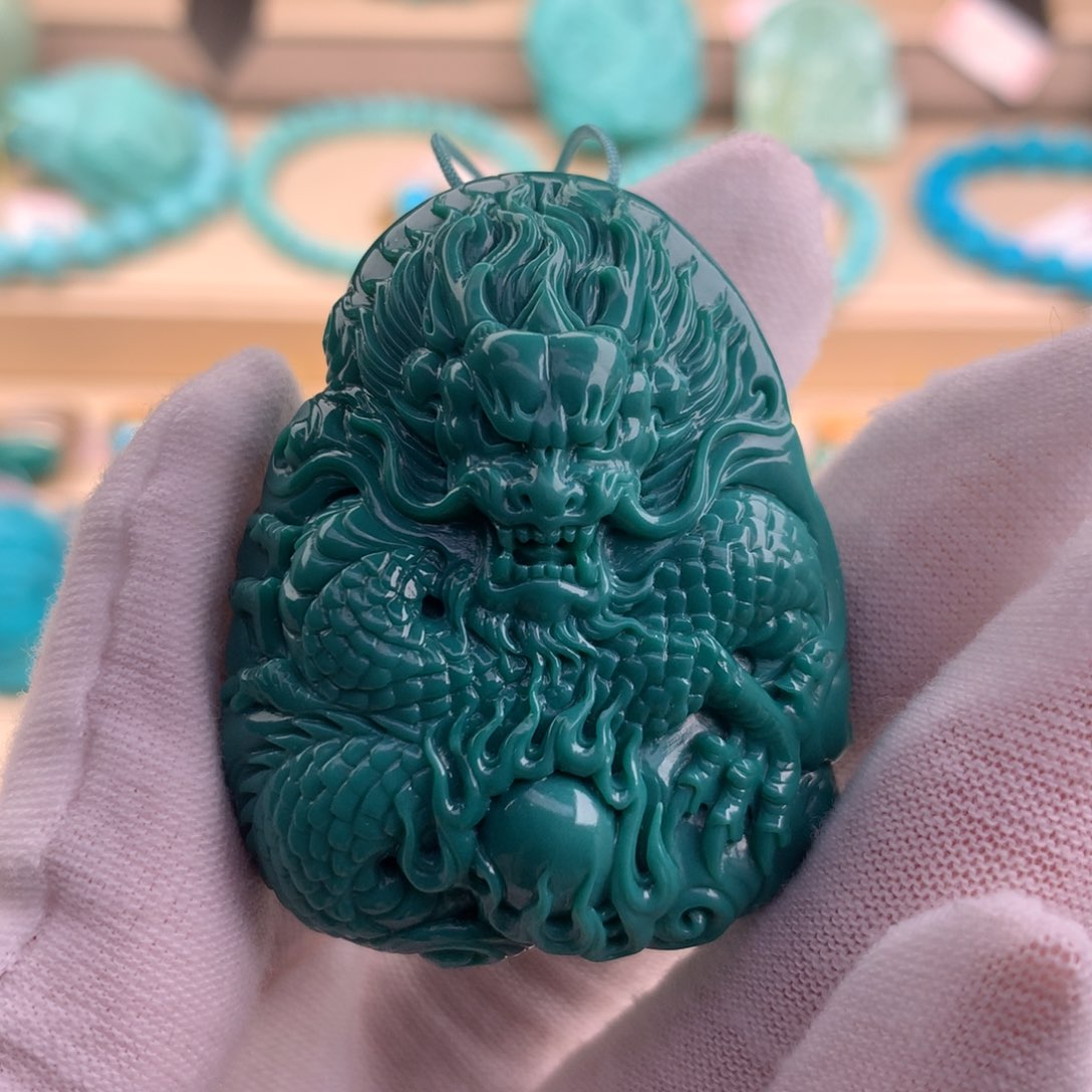 绿松石珠宝奇石未镶嵌