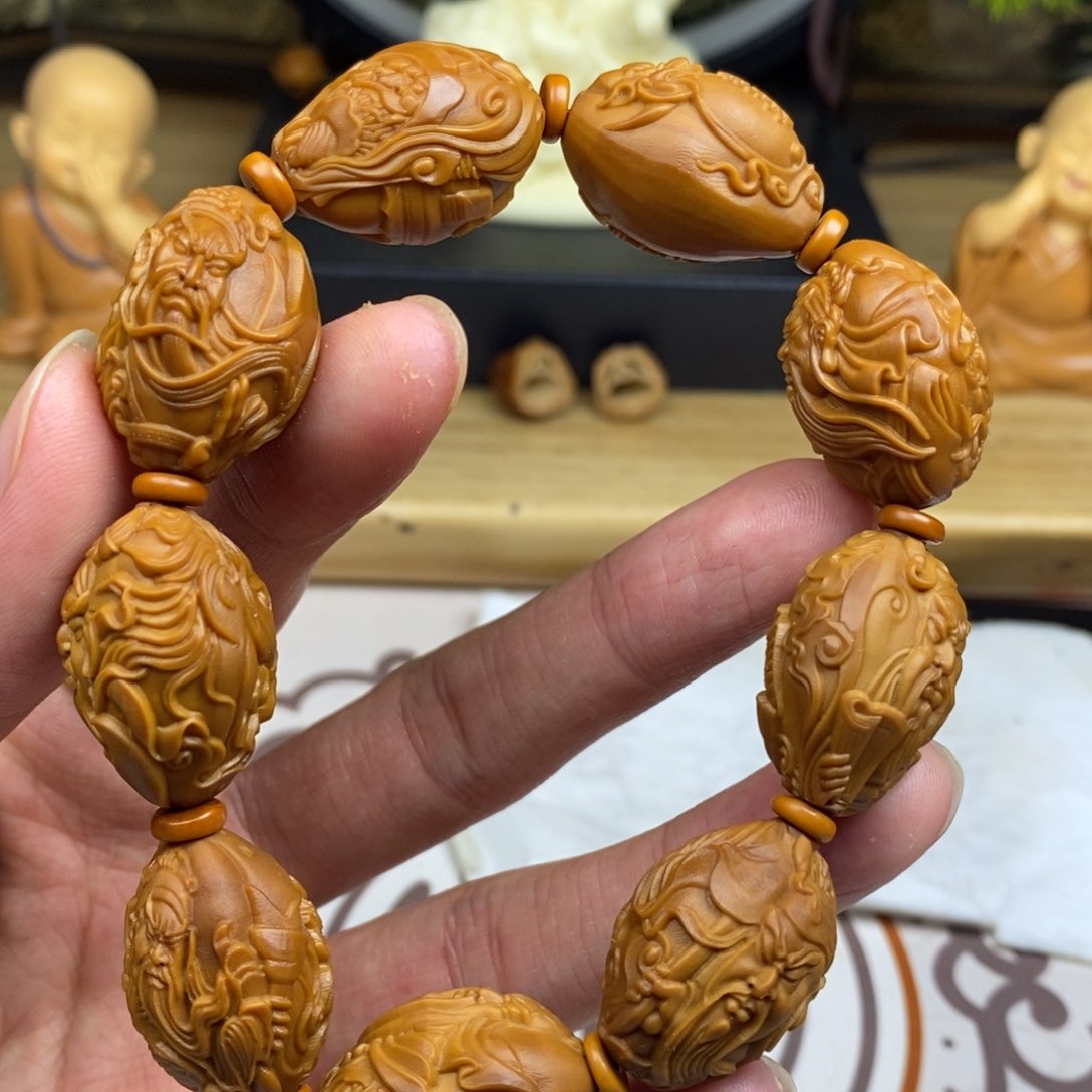 橄榄核手串/手链橄榄核雕工艺手串