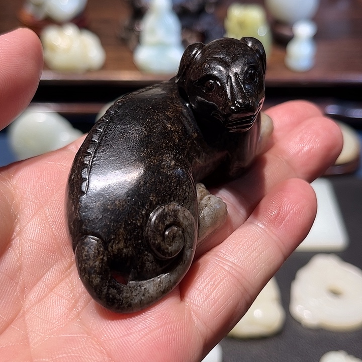 1***啶和田玉未镶嵌挂件