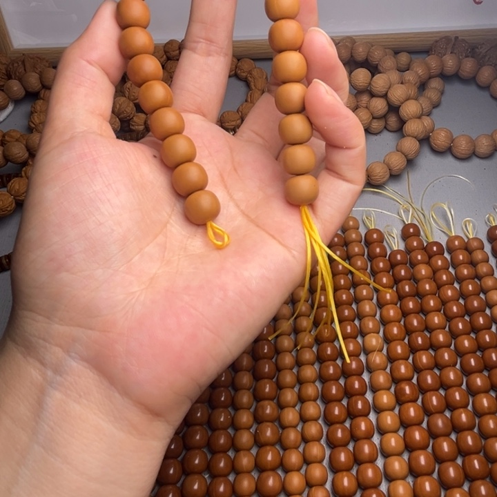 手串猴头核桃老型光珠二等全品原皮原色