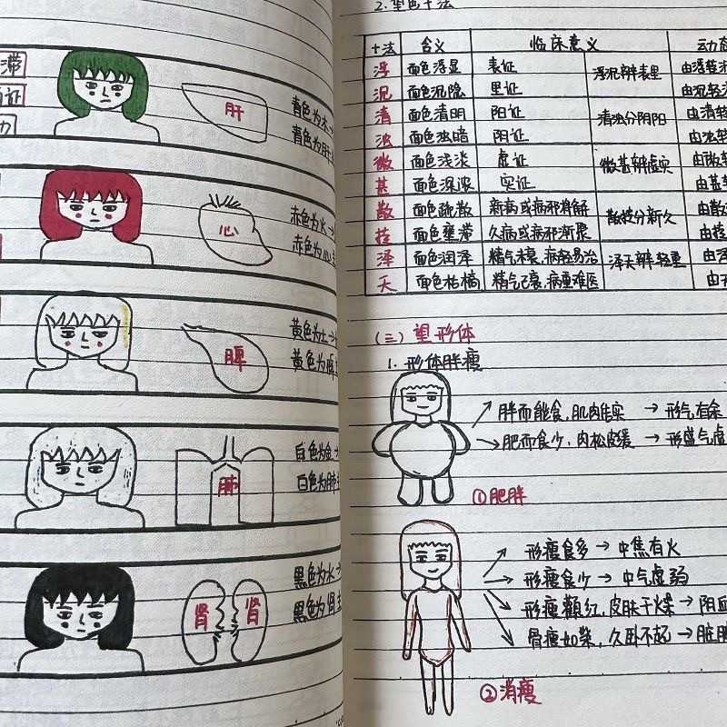 中医诊断自学考研考编医师传承B5胶装笔记本