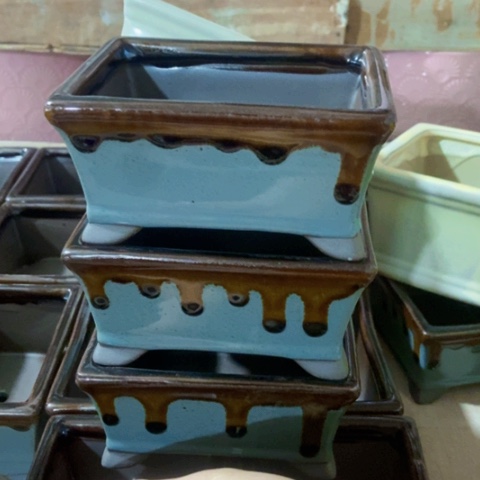 红陶陶瓷多肉花盆瑕疵