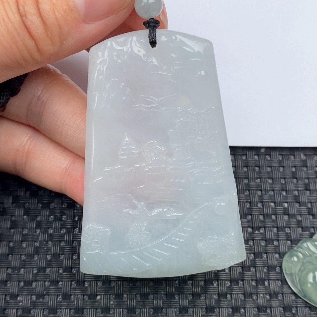 翡翠颈饰未镶嵌吊坠