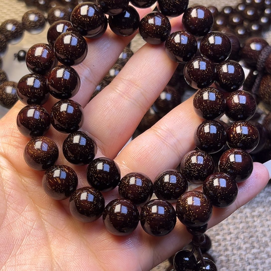 檀香紫檀（小叶紫檀）1.2 36颗满天星