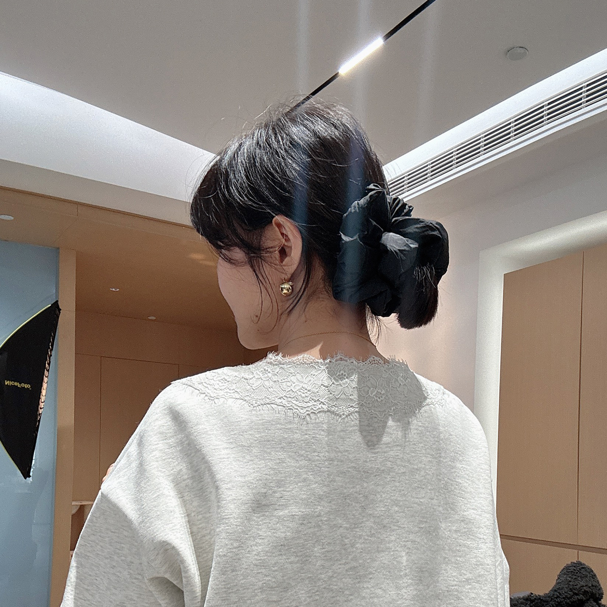 复古日韩朋克风时髦甜美风欧美风发绳法式发圈i