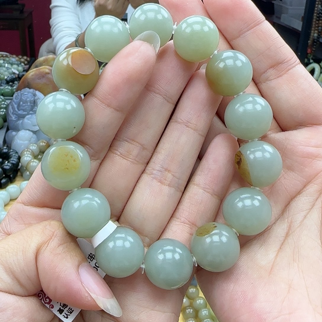 和田玉手链未镶嵌