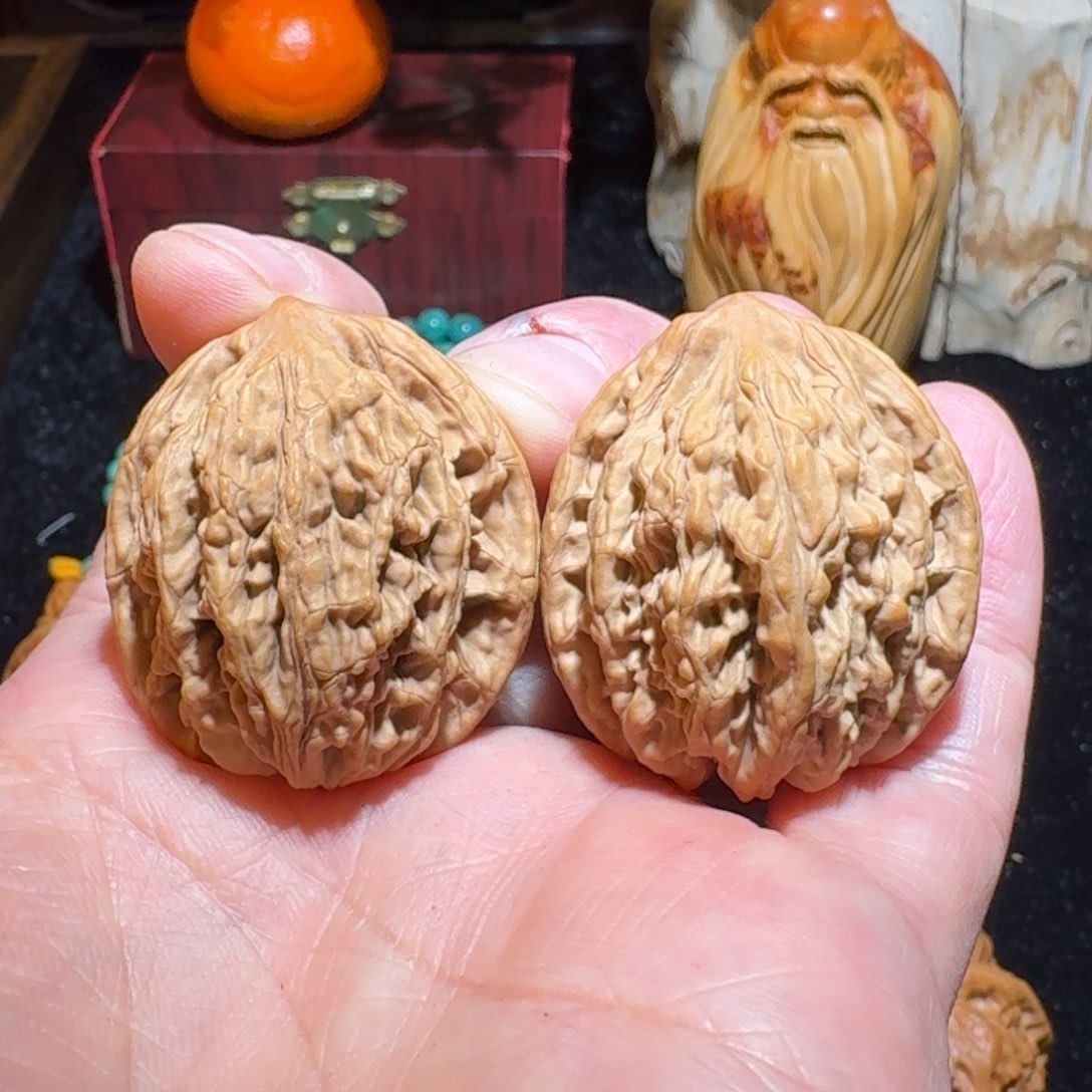 吊坠文玩核桃麦穗虎头