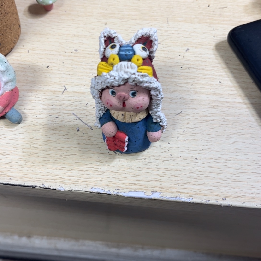小***咚泥塑古镇炻陶花盆