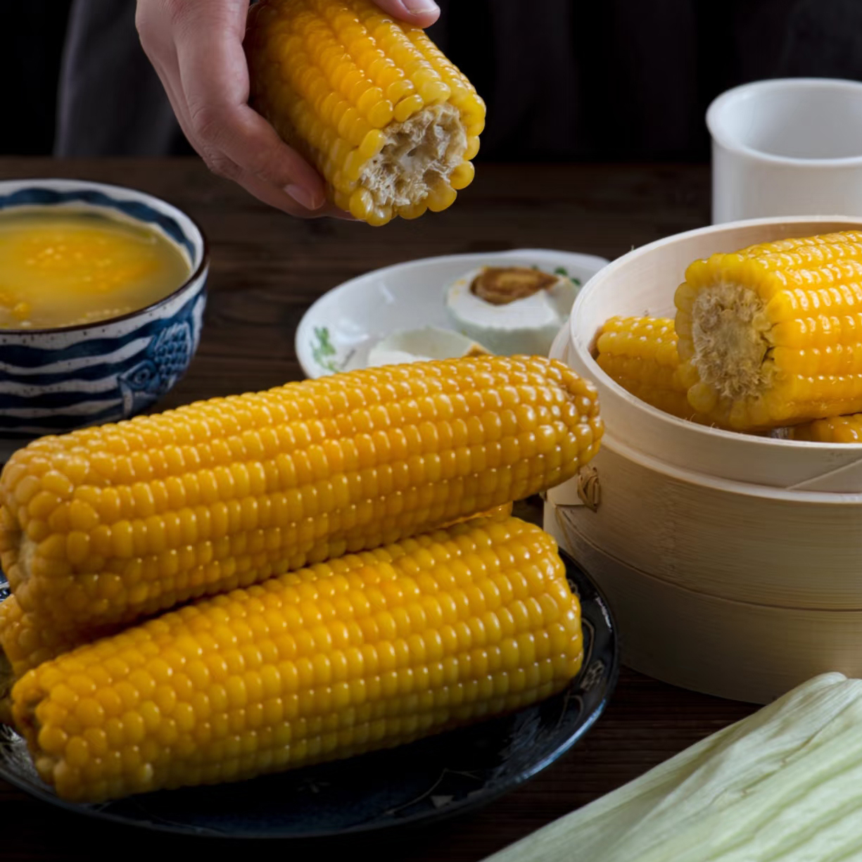 【甜加糯十根试吃四根】低脂粗粮饱腹黄糯甜玉米粘苞米黏苞米甜玉米