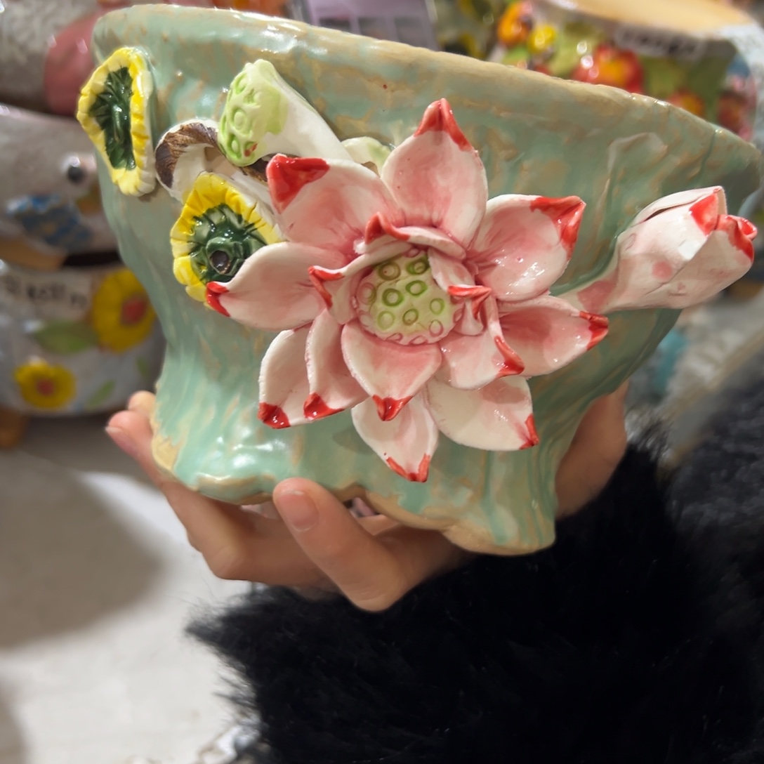满20发爱退拉黑花盆