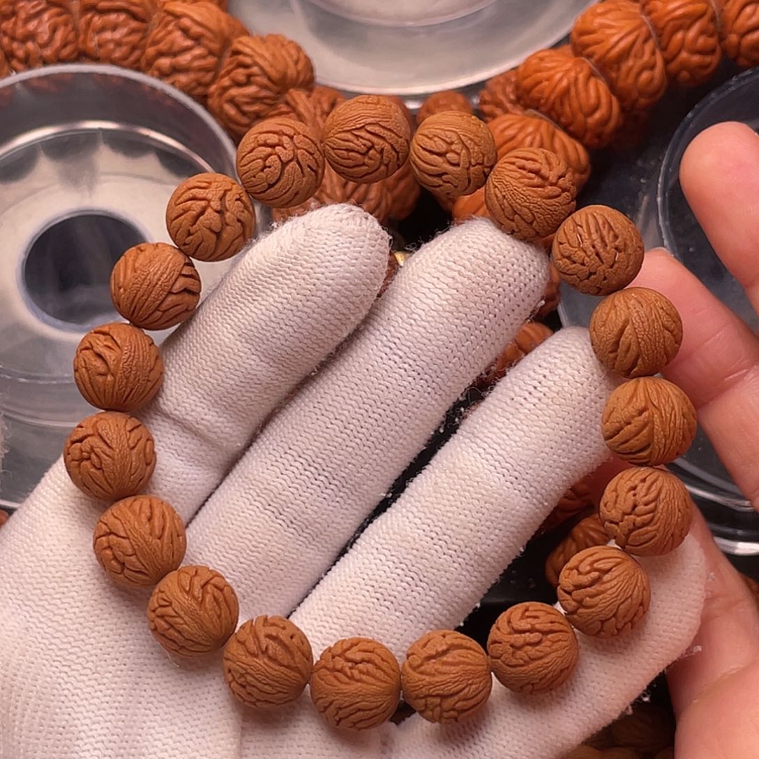 手串桃核绣球手串1.2