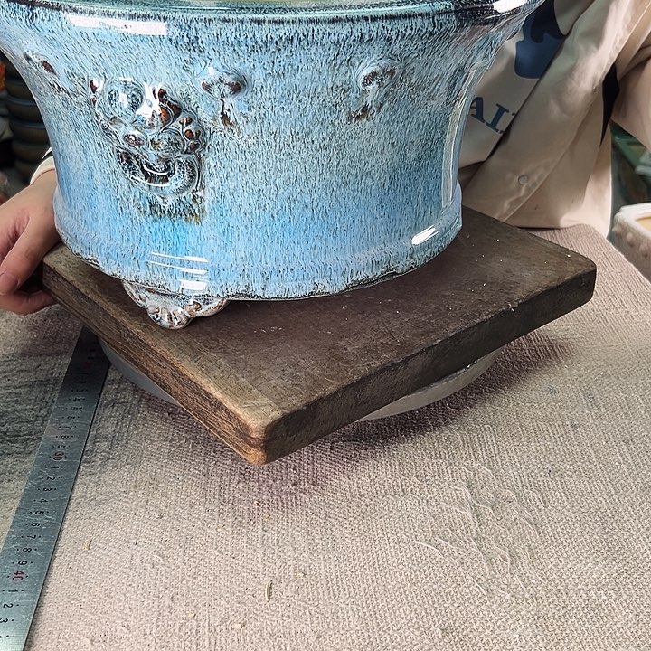 泳坤堂石湾花盆陶瓷