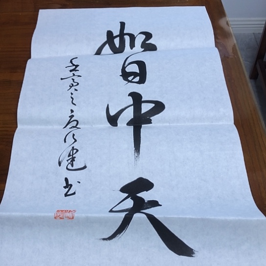 书法颜老师书法作品