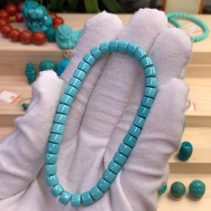 绿松石珠宝半成品未镶嵌