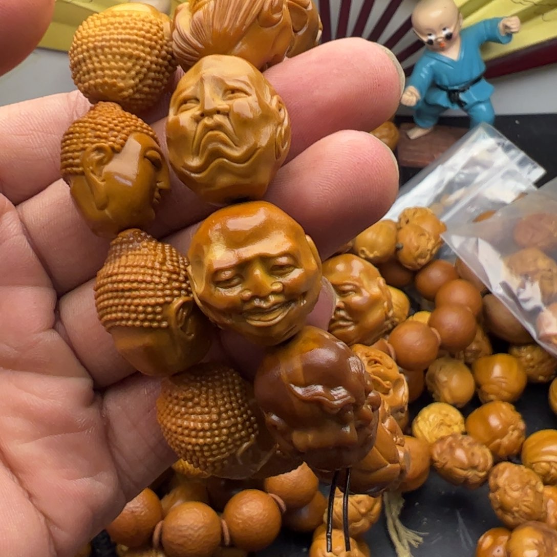 橄榄核手串/手链两条瑕疵福利