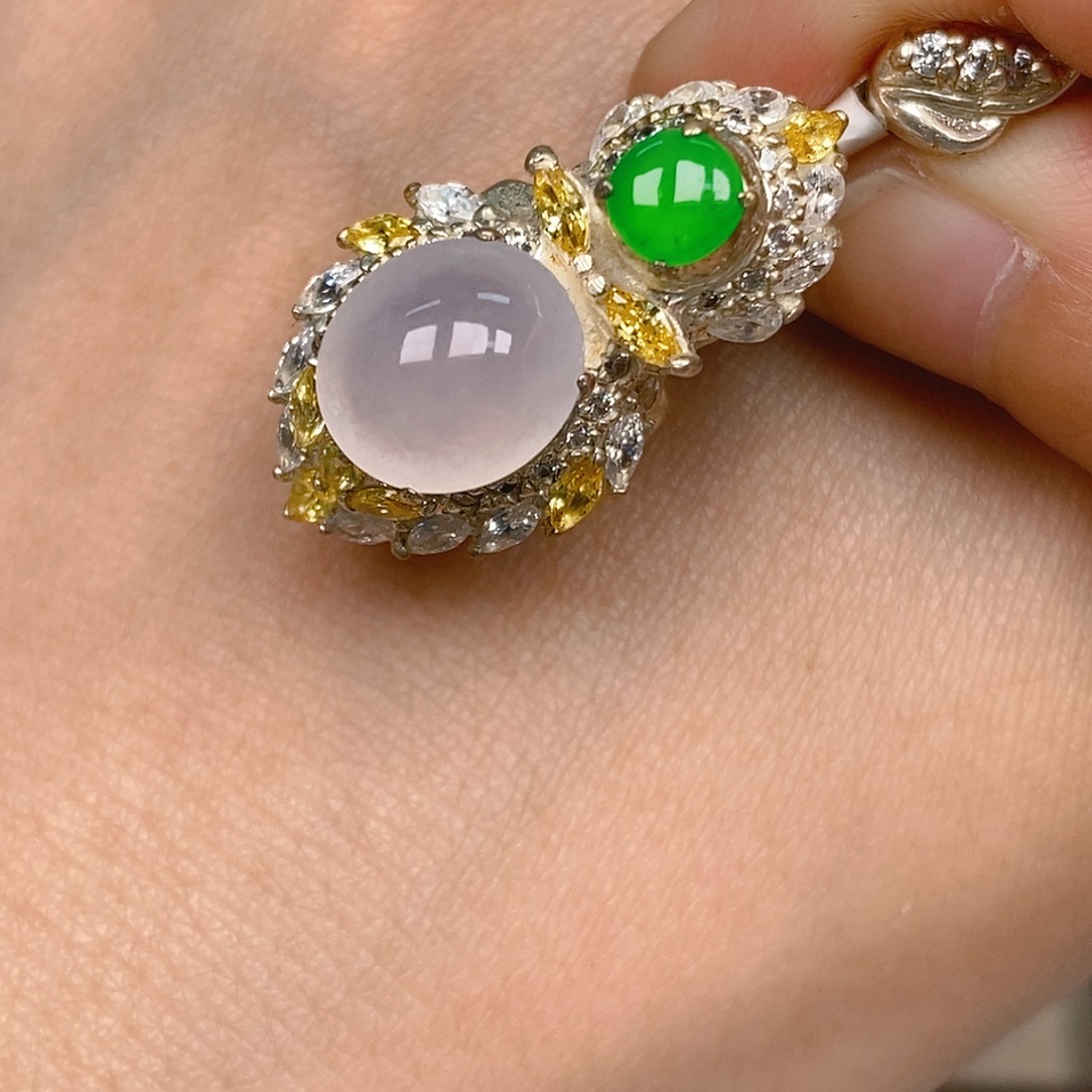 翡翠戒指未镶嵌翡翠