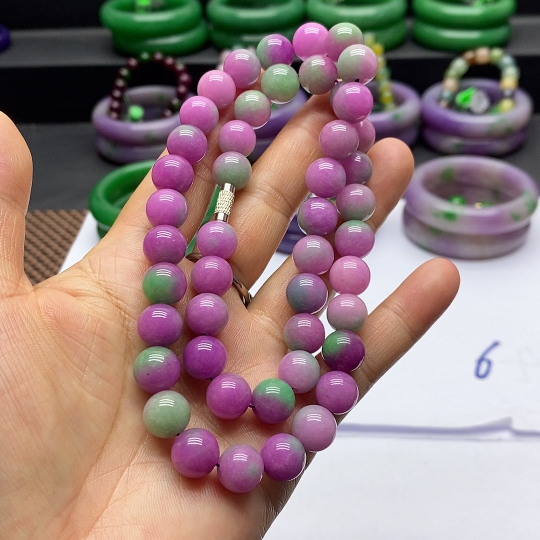 项链未镶嵌石英质玉