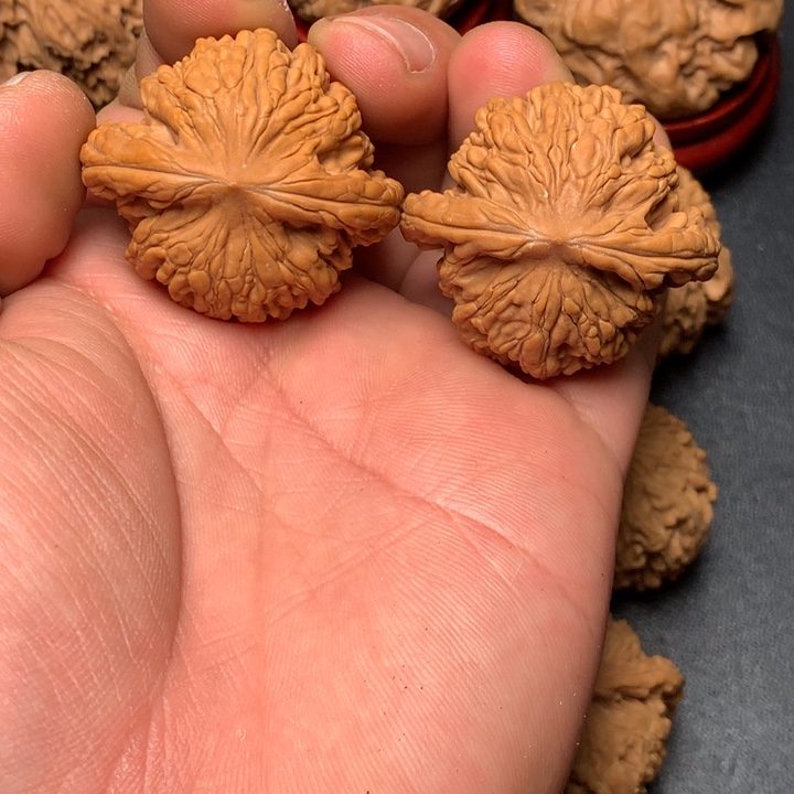 文玩核桃把件38球虎813