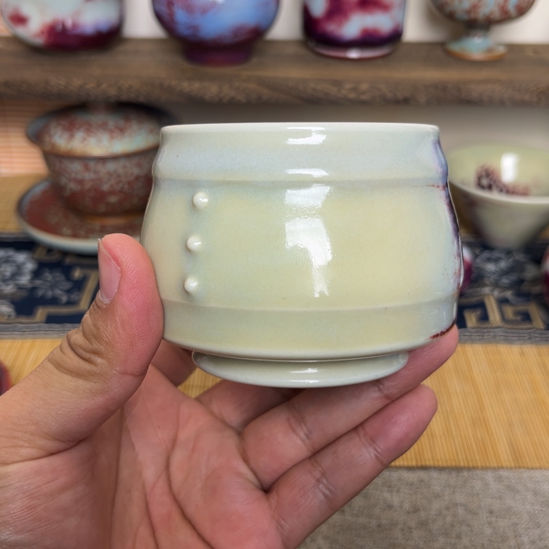 钧瓷手工制作烧制的