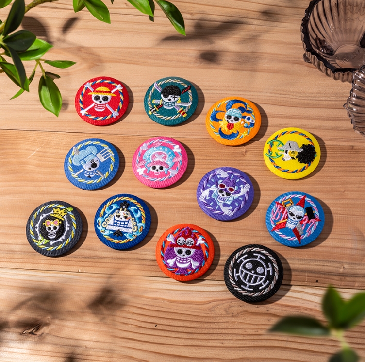 【海贼王】涩谷商店限定 刺绣吧唧 盲抽（直播代拆）