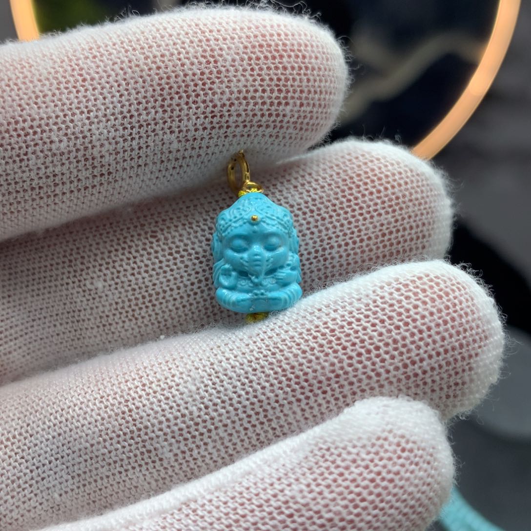 绿松石挂件未镶嵌