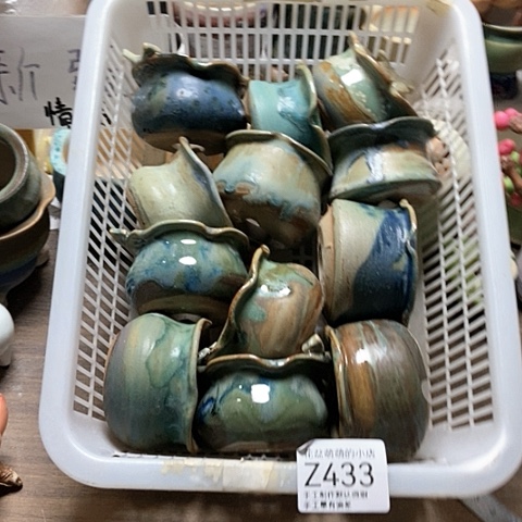 紫砂花盆432微瑕品口径5到5.5左右