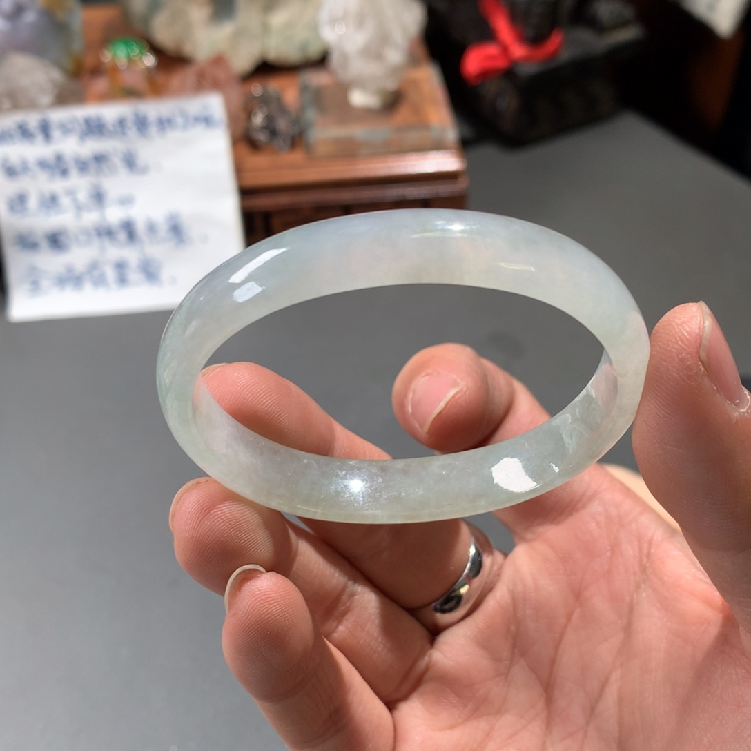 翡翠手镯未镶嵌53.5贵妃