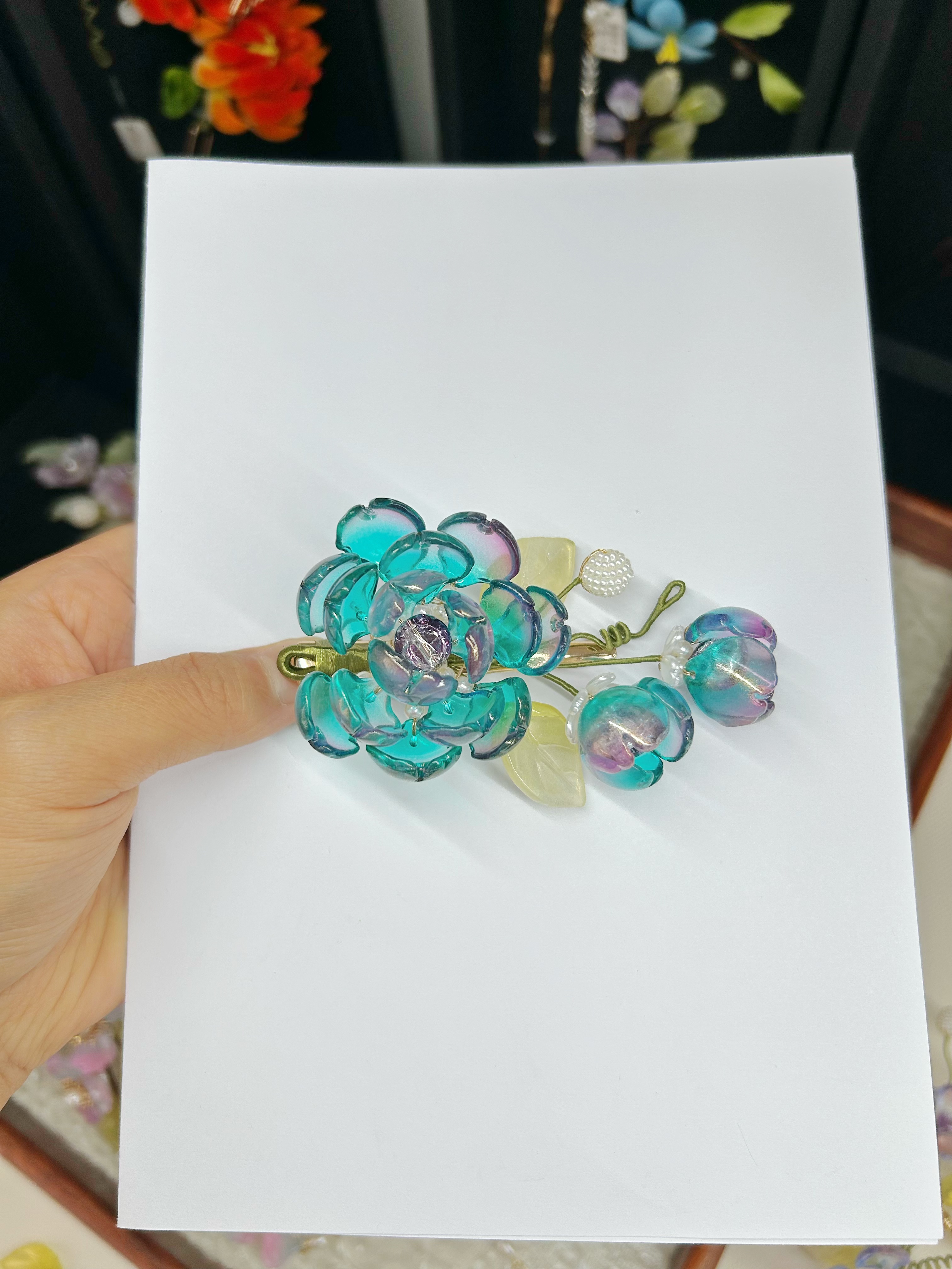 2号芍药发簪可换主体