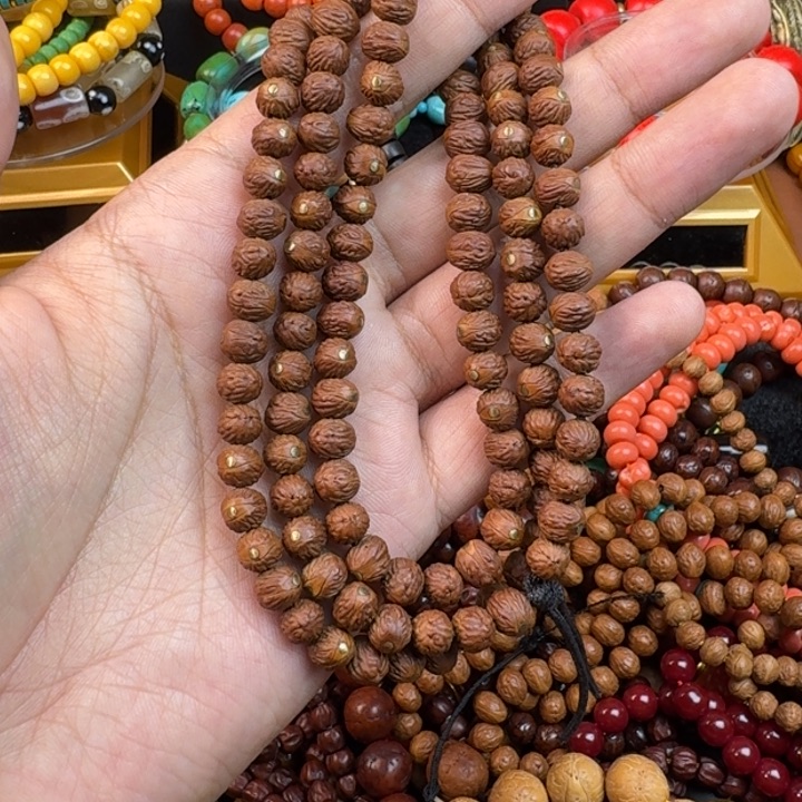 凤眼菩提手串镶嵌国产凤眼
