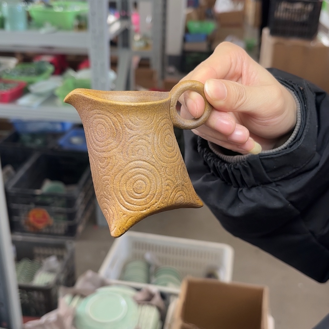 龙泉云间青瓷小米茶器
