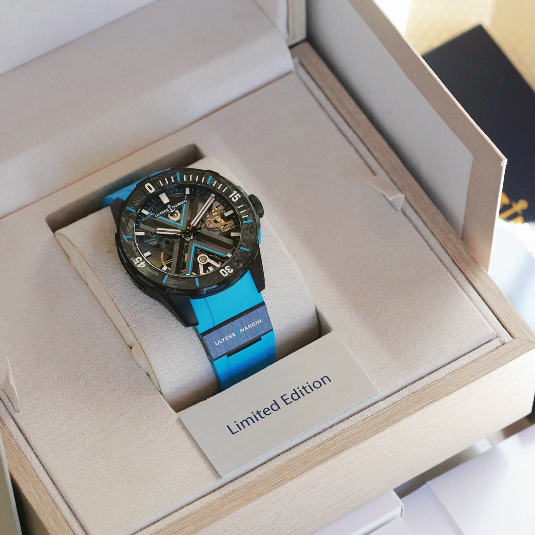 99新 Ulysse Nardin/雅典 型号3723-170-2B/3A 24年全套 