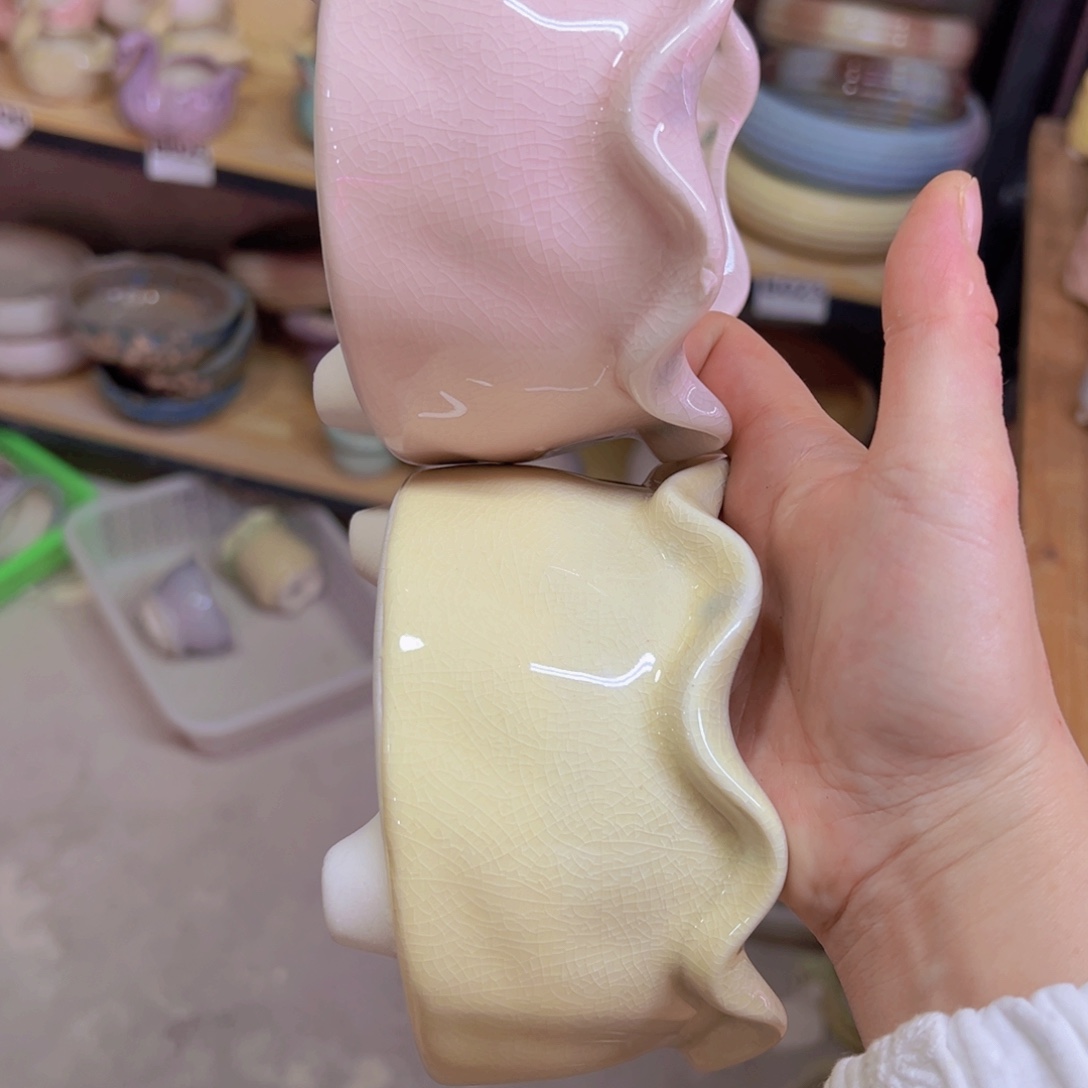 陶瓷花盆当场凑满12包邮