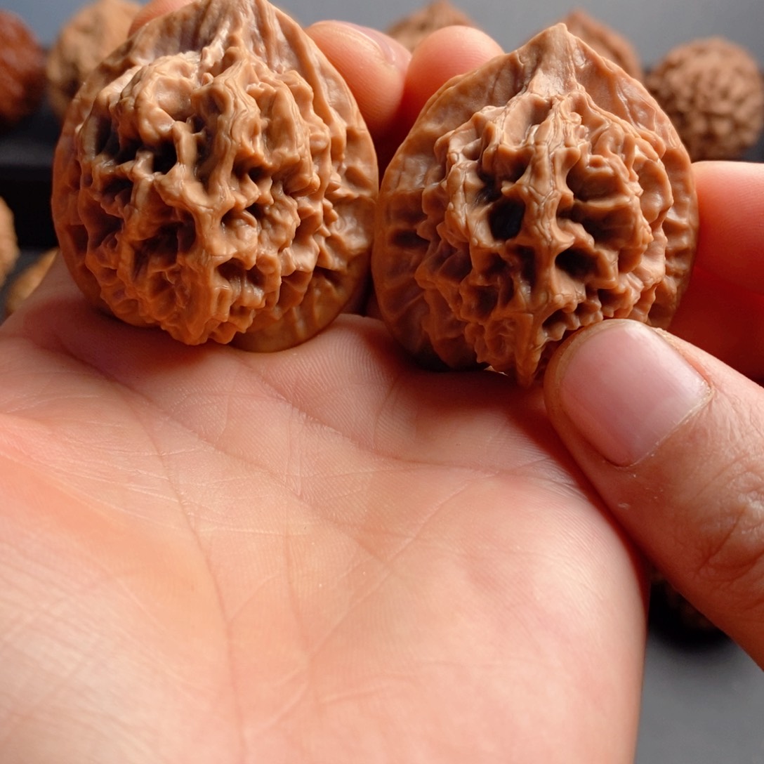 把件文玩核桃秦岭山地帽子