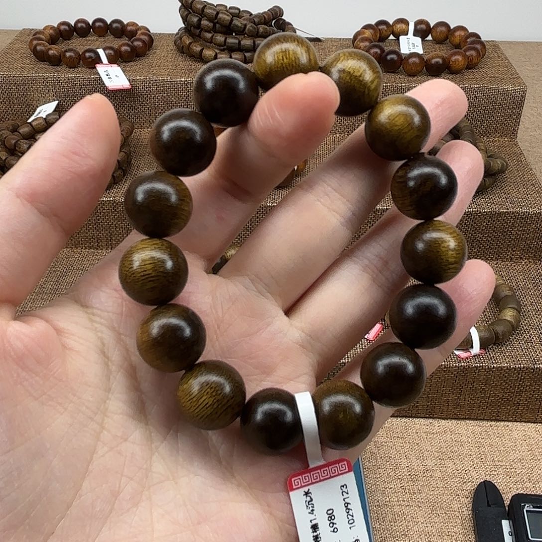 沉香手串白奇楠沉香