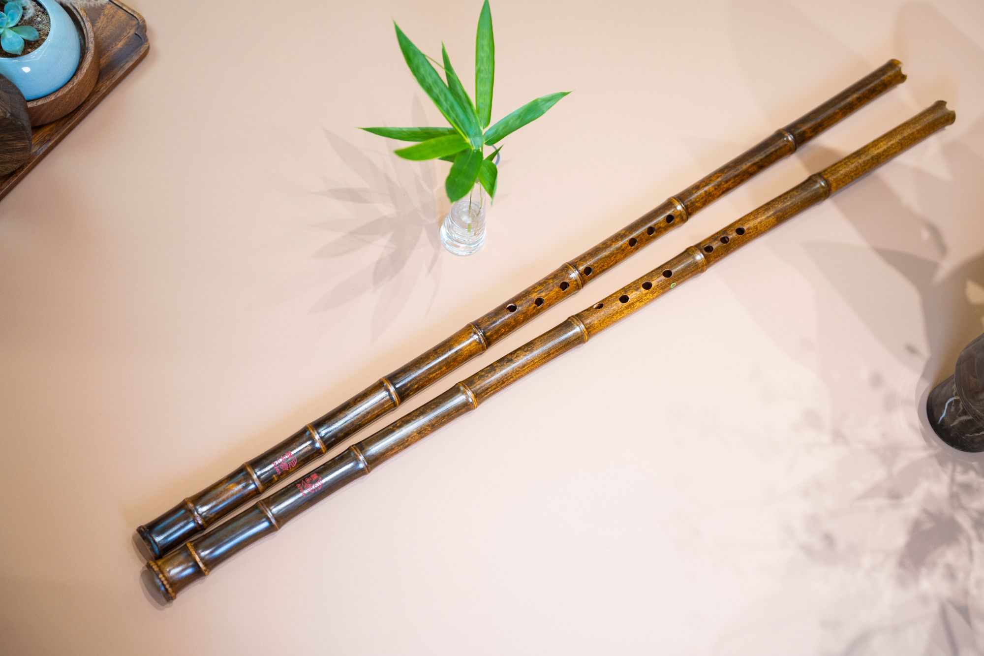 郑月明珍品极品烫孔纯手工洞箫-精致收藏