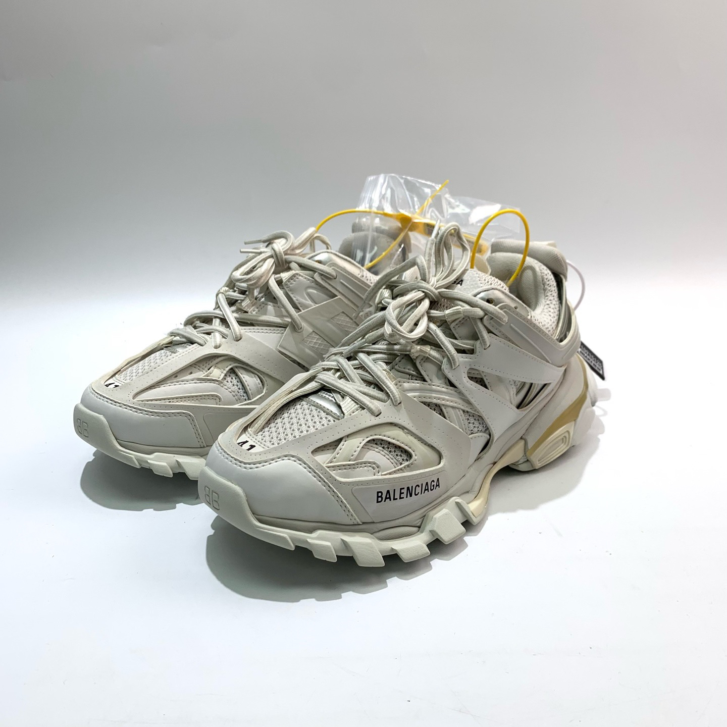 99新 Balenciaga/巴黎世家 41码老爹鞋白色track bl0464