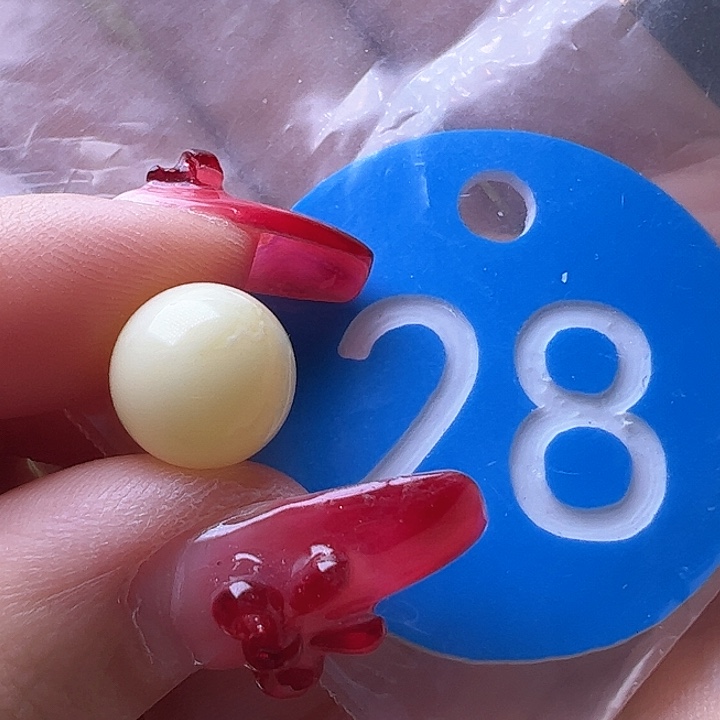 蜜蜡裸石未镶嵌10mm 白蜡 圆珠