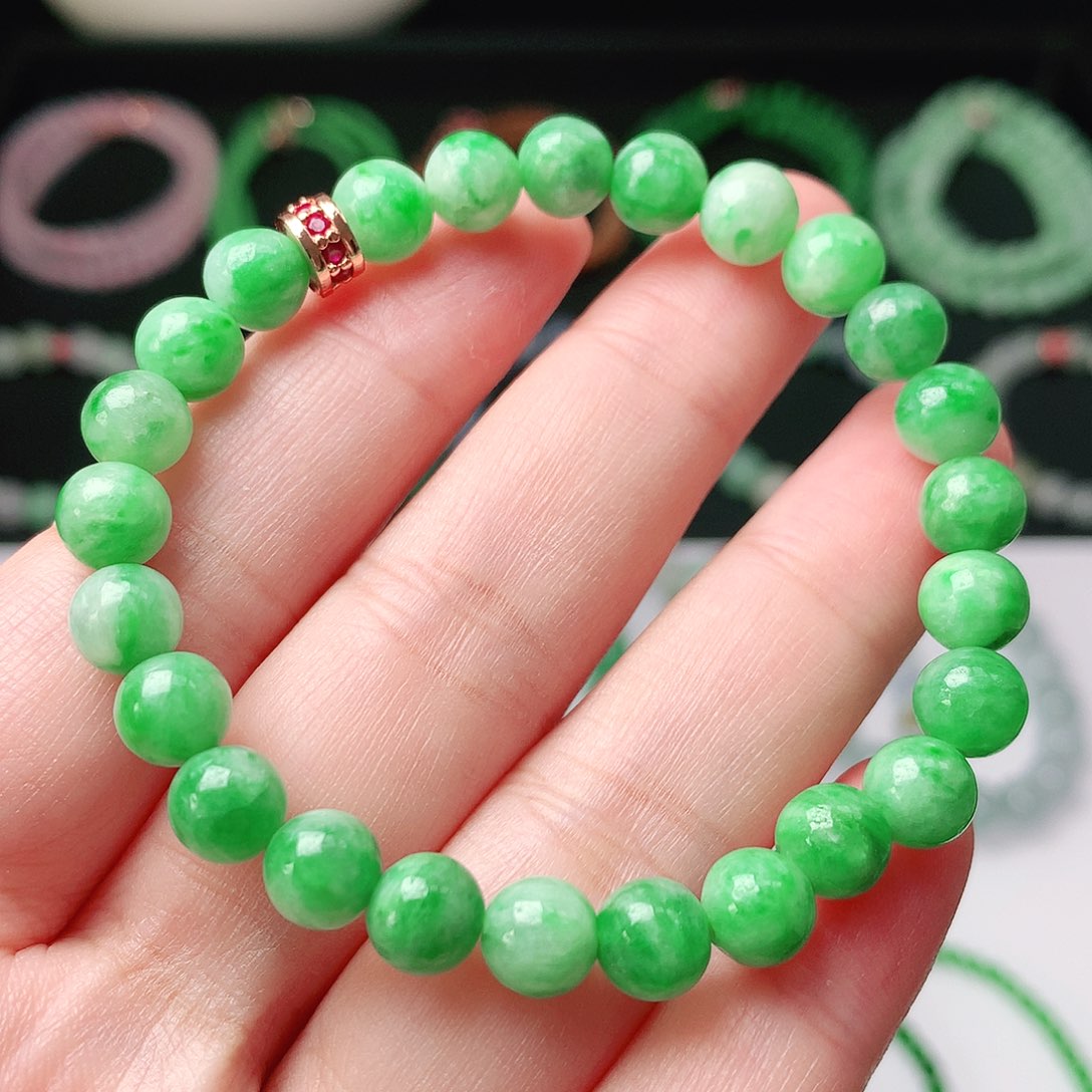 未镶嵌手链翡翠翡翠