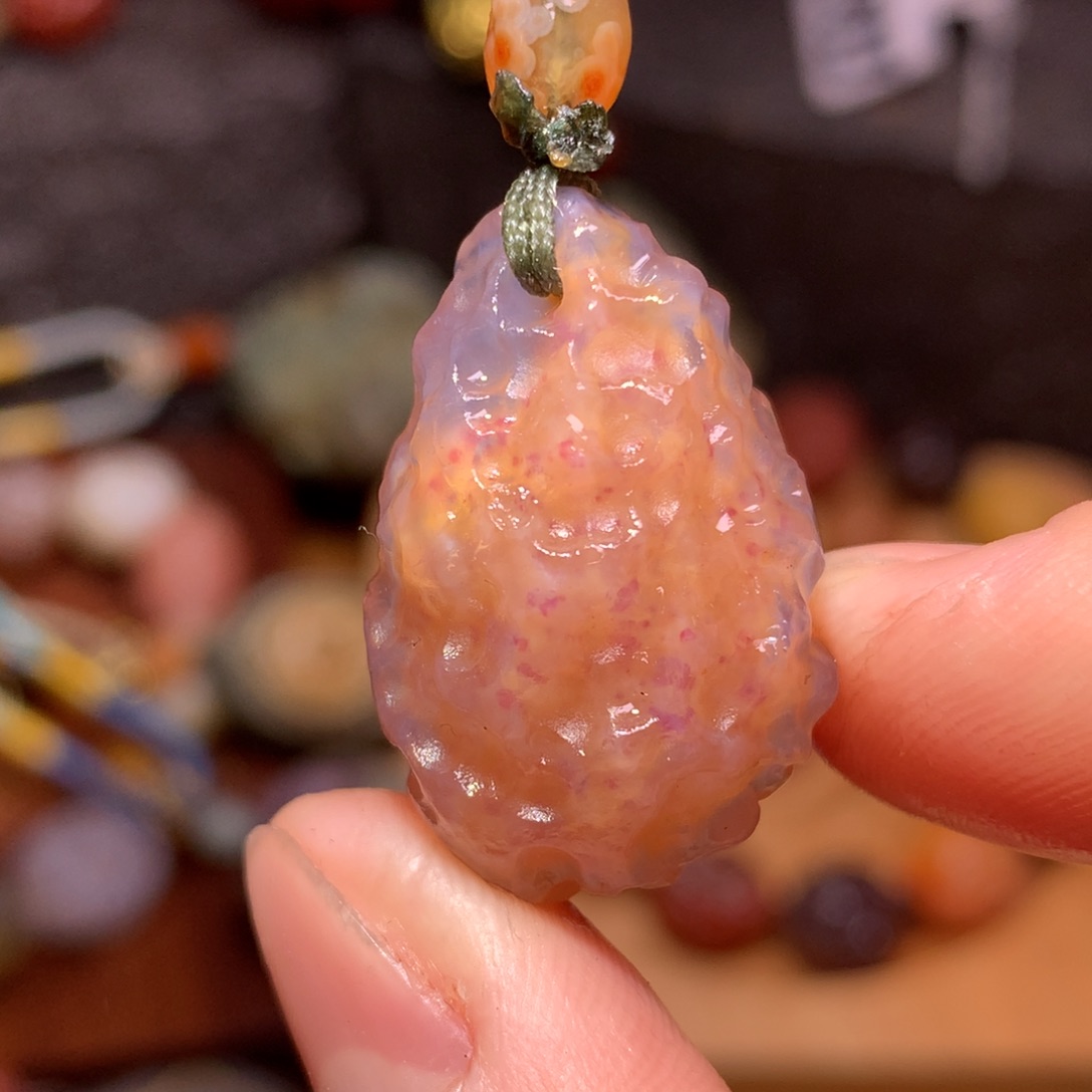 未镶嵌玛瑙/玉髓珠宝半成品