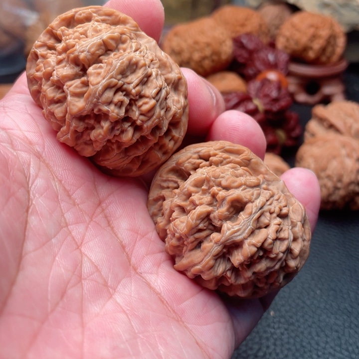 文玩核桃把件44全品老款宫灯