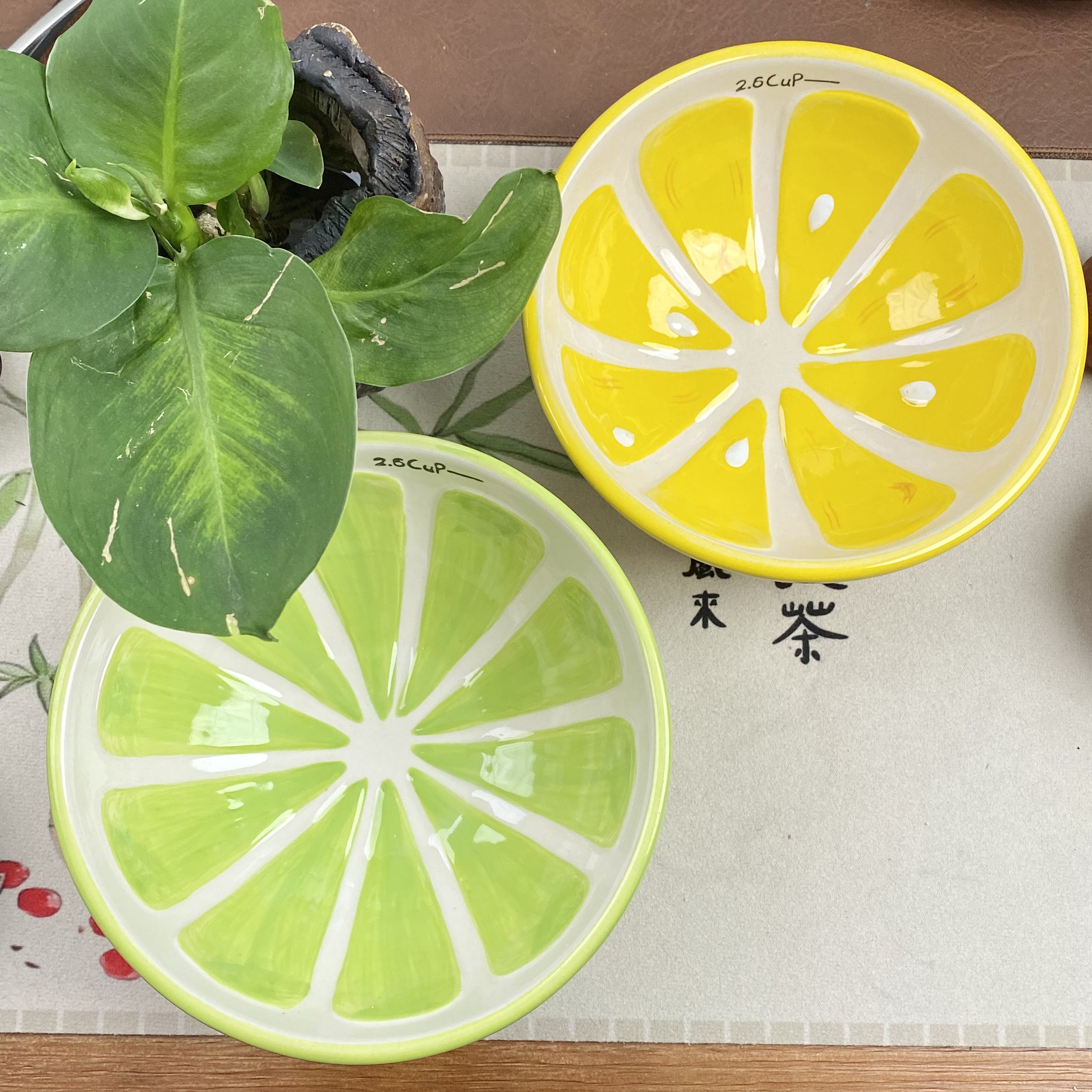 【瓷碗系列】家用创意釉下彩水果陶瓷碗