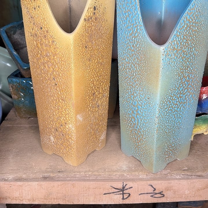 红陶微瑕花盆处理来啦