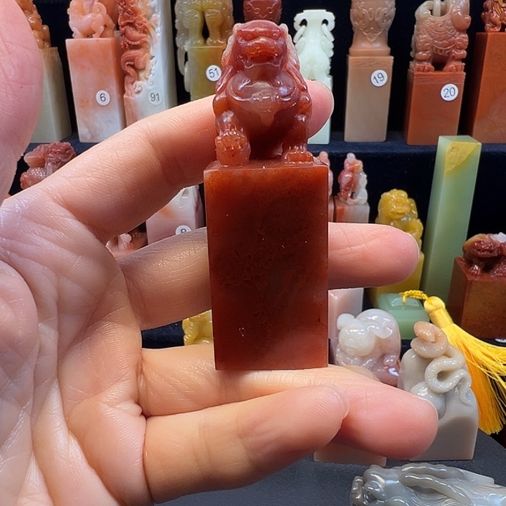 寿山石印石寿山石手工雕刻