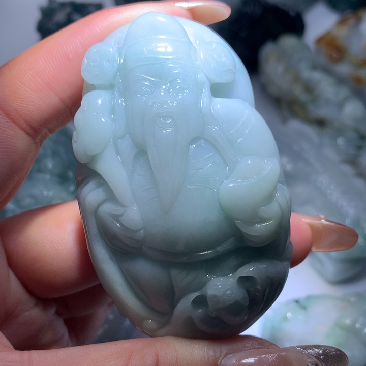 翡翠未镶嵌颈饰保真天然A货翡翠