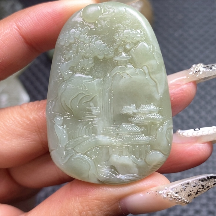 和田玉颈饰未镶嵌