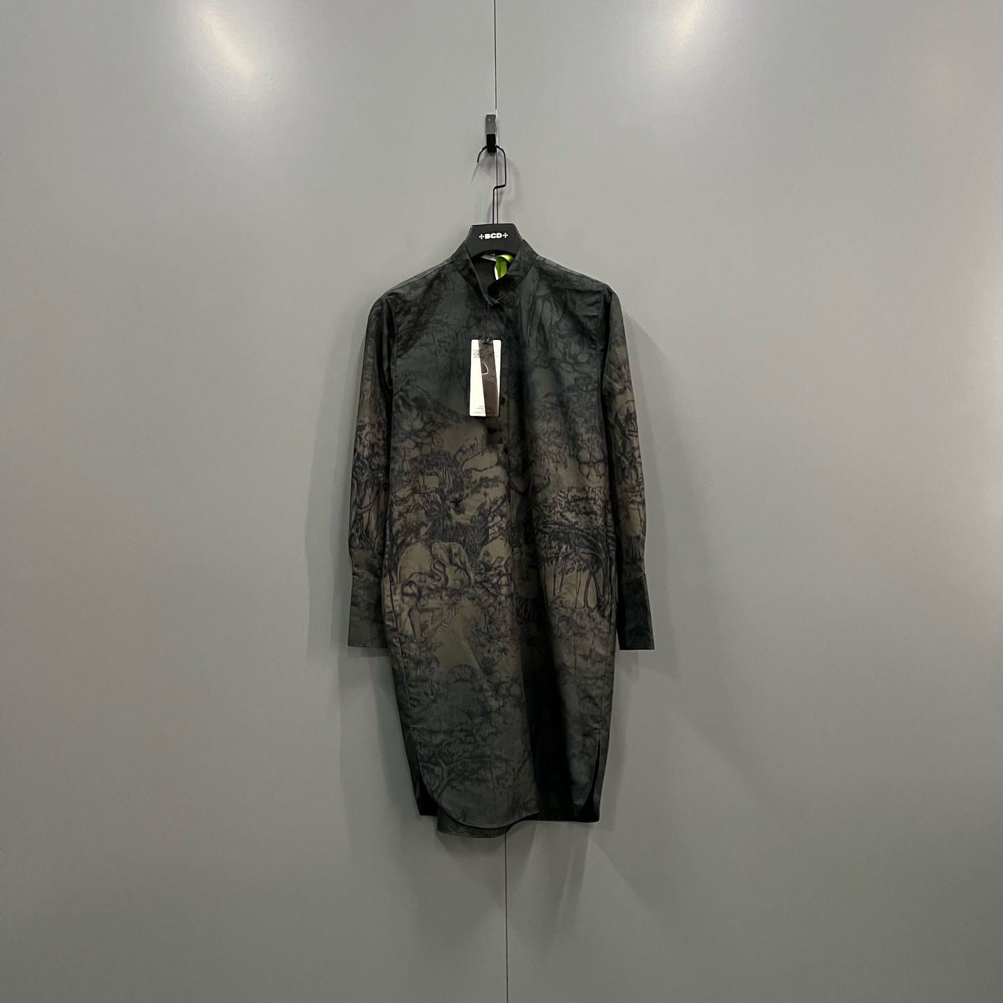 未使用 DIOR/迪奥 zt4 动物世界印花衬衫连衣裙/全新/610461