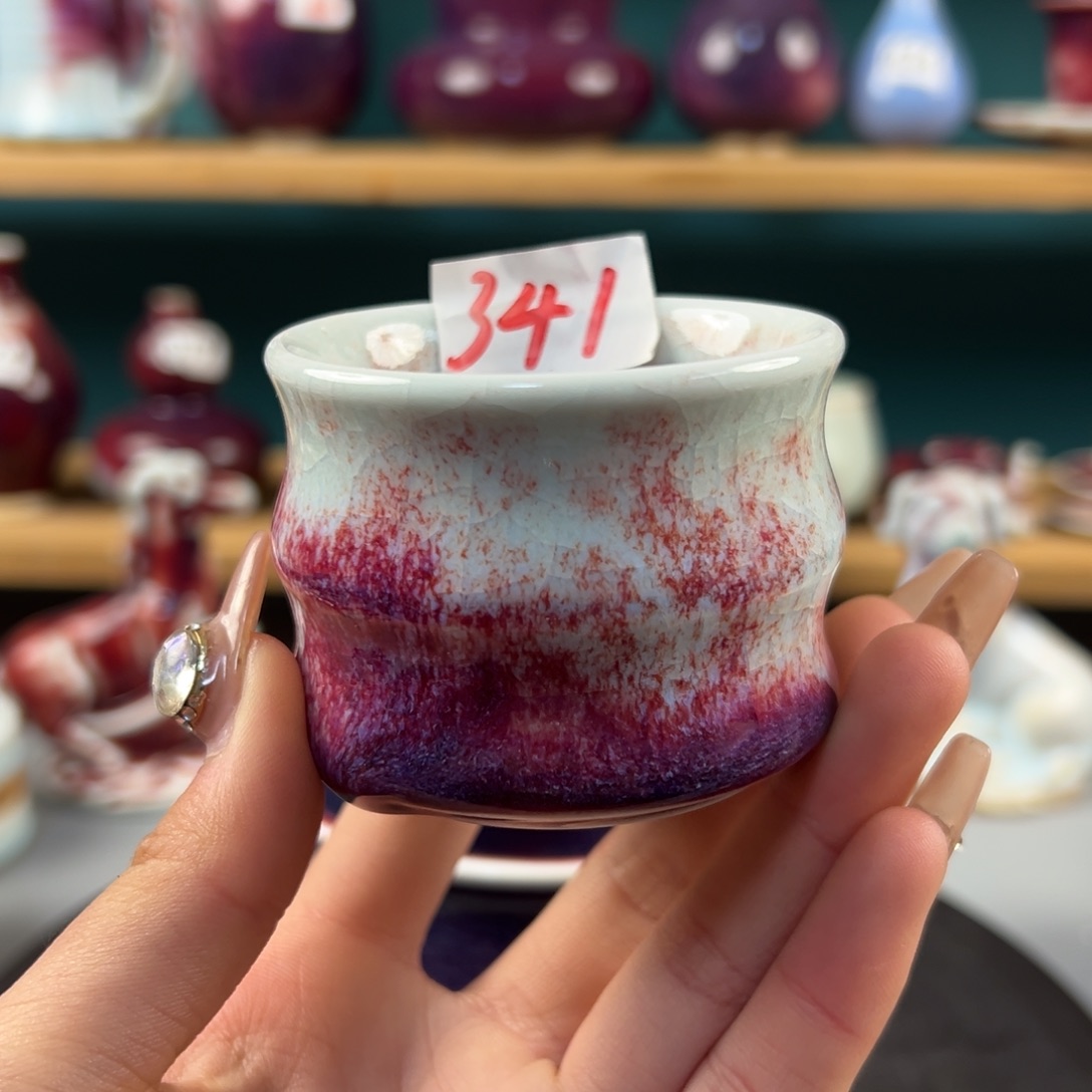瓷片微瑕主人杯纯手工