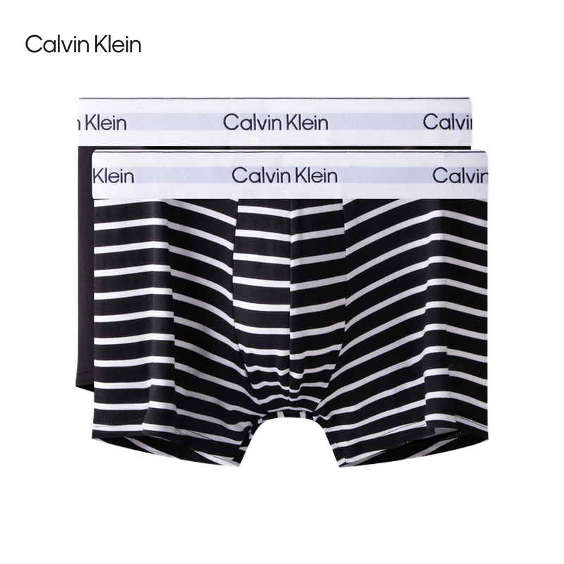 【摩登引力带】CK内衣25春夏新款男士两条装棉质防夹臀内裤NB4391